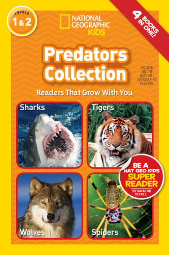 Predators Collection (National Geographic Kids Readers, Levels 1 & 2): Readers That Grow With You (National Geographic Kids Readers) book cover by National Geographic Kids