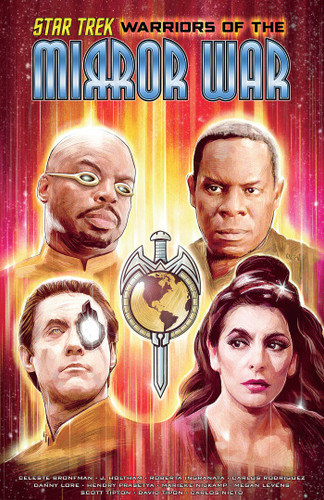 Star Trek: Warriors of the Mirror War book cover by Celeste Bronfman, J. Holtham, Danny Lore, Marieke Nijkamp