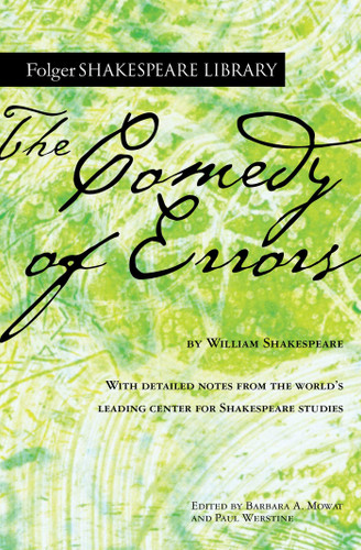 The Comedy of Errors (Folger Shakespeare Library) book cover by William Shakespeare