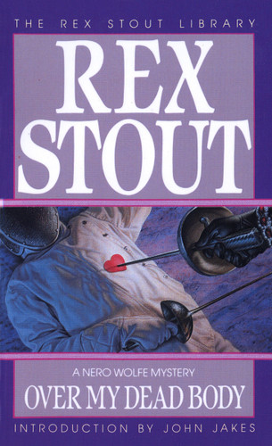 Over My Dead Body (Nero Wolfe) book cover by Rex Stout