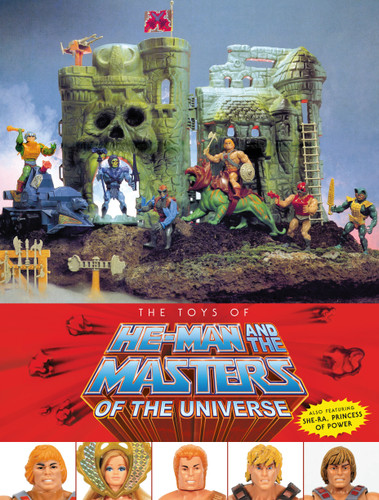 The Toys of He-Man and the Masters of the Universe book cover by Val Staples, Mattel, Dan Eardley
