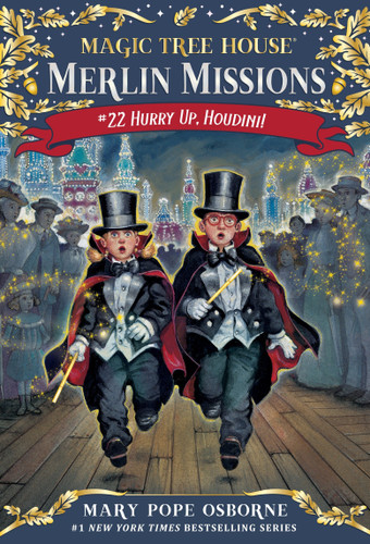 Hurry Up, Houdini! (Magic Tree House Merlin Mission) book cover by Mary Pope Osborne