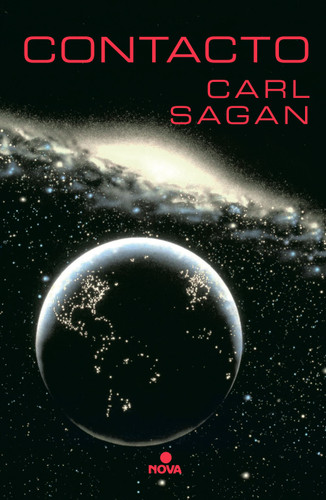 Contacto / Contact book cover by Carl Sagan