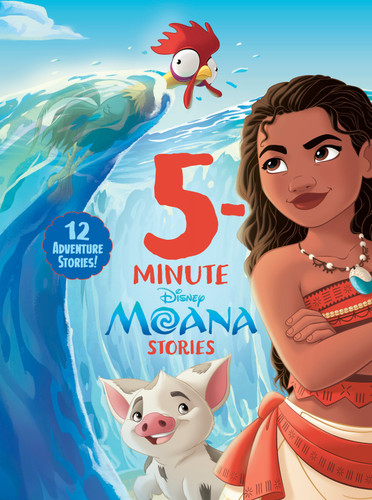 5-Minute Moana Stories (Storybook Collection) book cover by Disney Book Group