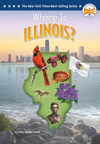 Where Is Illinois? (Who HQ: The 50 States) book cover by Tracy Vonder Brink, Who HQ