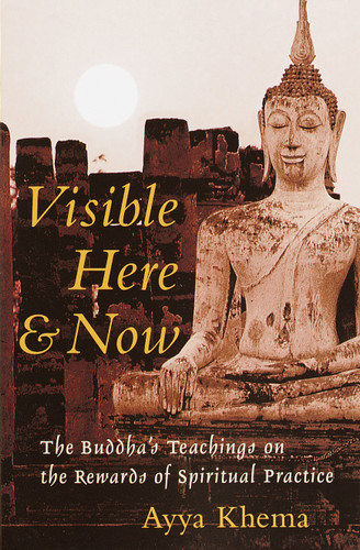 Visible Here and Now: The Buddha's Teachings on the Rewards of Spiritual Practice book cover by Ayya Khema