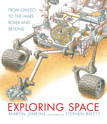 Exploring Space: From Galileo to the Mars Rover and Beyond book cover by Martin Jenkins