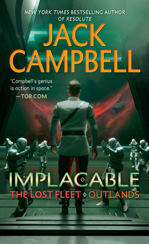 Implacable (The Lost Fleet: Outlands) book cover by Jack Campbell