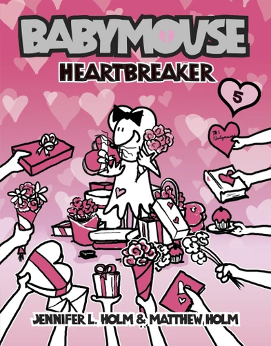 Babymouse #5: Heartbreaker (Babymouse) book cover by Jennifer L. Holm, Matthew Holm
