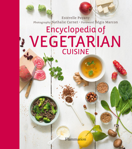 Encyclopedia of Vegetarian Cuisine book cover by Estérelle Payany