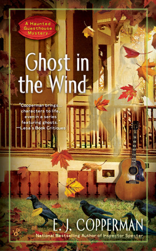 Ghost in the Wind (A Haunted Guesthouse Mystery) book cover by E.J. Copperman