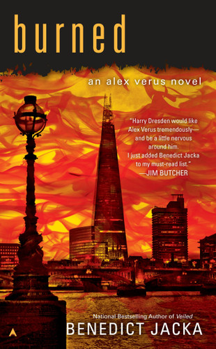Burned (An Alex Verus Novel) book cover by Benedict Jacka