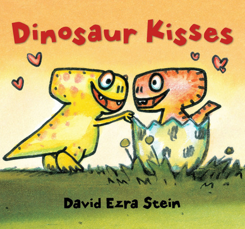 Dinosaur Kisses book cover by David Ezra Stein