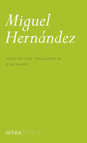 Miguel Hernandez (NYRB Poets) book cover by Miguel Hernández