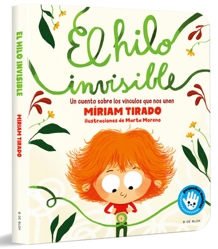 El hilo invisible / The Invisible Thread book cover by Míriam Tirado