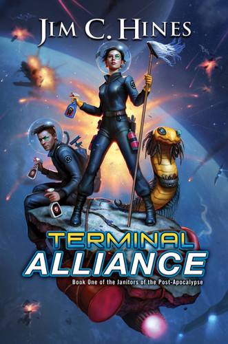 Terminal Alliance (Janitors of the Post-Apocalypse) book cover by Jim C. Hines
