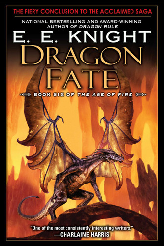 Dragon Fate: Book Six of The Age of Fire (The Age of Fire) book cover by E.E. Knight