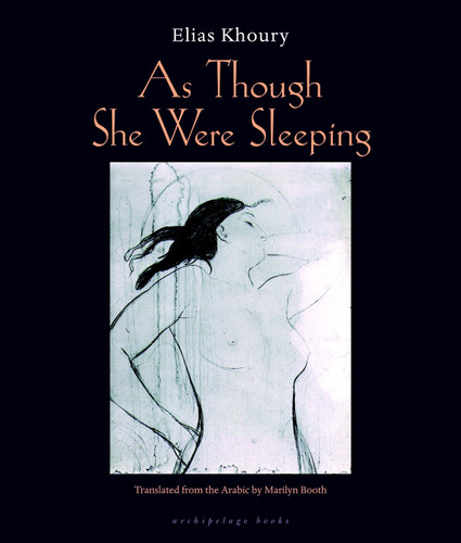 As Though She Were Sleeping (Rainmaker Translations) book cover by Elias Khoury