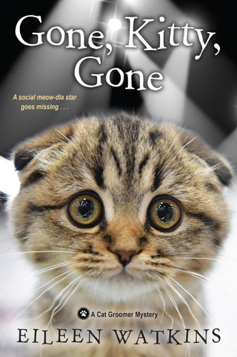 Gone, Kitty, Gone (A Cat Groomer Mystery) book cover by Eileen Watkins