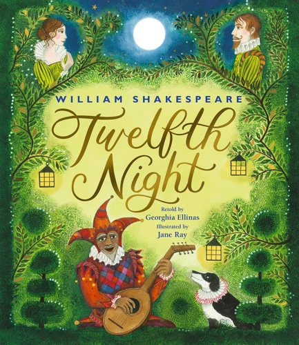 William Shakespeare's Twelfth Night book cover by The Shakespeare Globe Trust, Georghia Ellinas