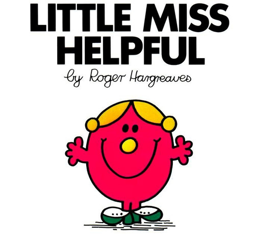 Little Miss Helpful (Mr. Men and Little Miss) book cover by Roger Hargreaves