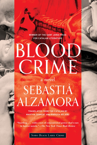 Blood Crime book cover by Sebastia Alzamora