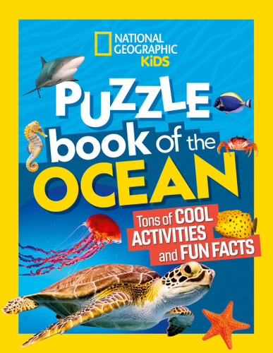 National Geographic Kids Puzzle Book of the Ocean (NGK Puzzle Books) book cover by National Geographic Kids