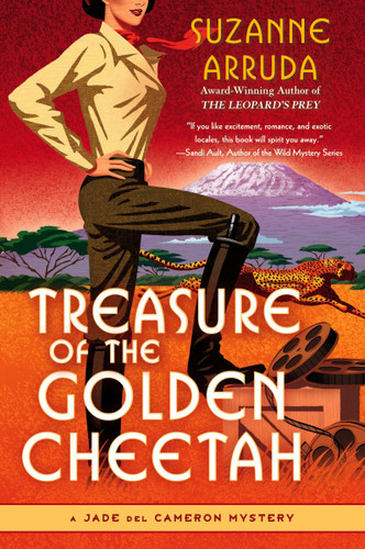 Treasure of the Golden Cheetah: A Jade del Cameron Mystery (Jade Del Cameron Mystery) book cover by Suzanne Arruda