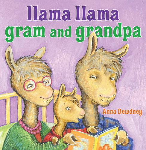 Llama Llama Gram and Grandpa (Llama Llama) book cover by Anna Dewdney
