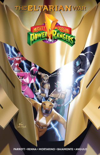 Mighty Morphin Power Rangers: The Eltarian War (Mighty Morphin Power Rangers) book cover by Ryan Parrott