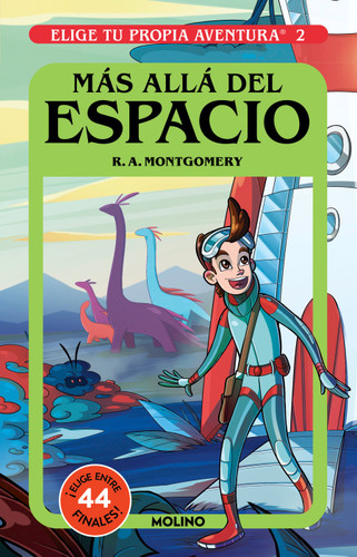 Más allá del espacio / Space and Beyond (Elige Tu Propia Aventura) book cover by R.A. Montgomery