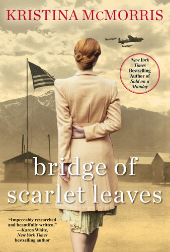 Bridge of Scarlet Leaves book cover by Kristina McMorris
