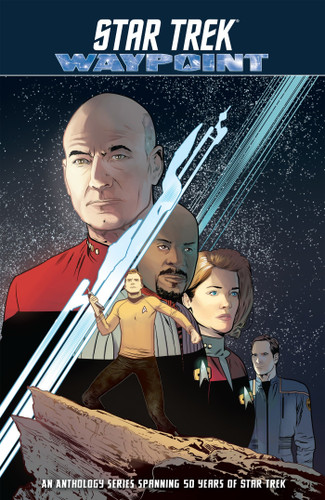 Star Trek: Waypoint (Star Trek) book cover by Dayton Ward, Sam Maggs, Cecil Castellucci, Donny Cates