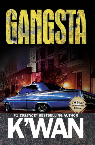 Gangsta book cover by K'wan