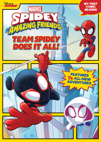 Spidey and His Amazing Friends: Team Spidey Does It All!: My First Comic Reader! book cover by Disney Books