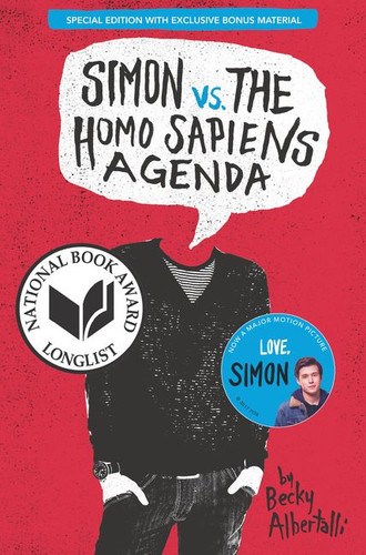 Simon vs. the Homo Sapiens Agenda book cover by Becky Albertalli