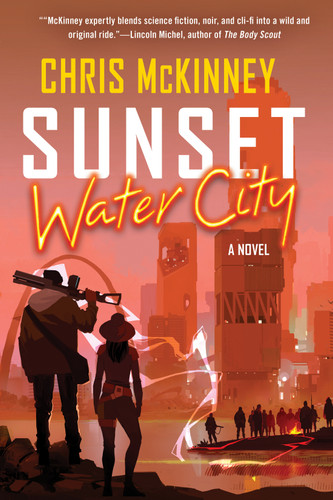 Sunset, Water City (The Water City Trilogy) book cover by Chris McKinney