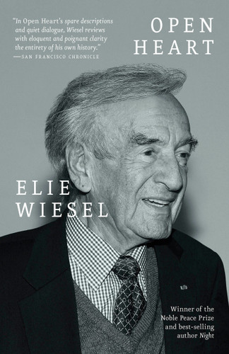 Open Heart: A Memoir book cover by Elie Wiesel
