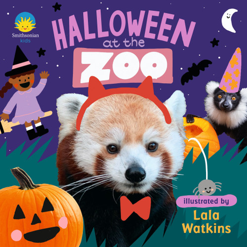 Halloween at the Zoo: (A Rhyming Board Book for Babies, Toddlers, Preschoolers, and Kids Ages 2-5) (At the Zoo) book cover by Smithsonian Institute