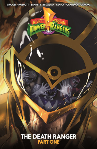 Mighty Morphin Power Rangers: The Death Ranger I (Mighty Morphin Power Rangers) book cover by Ryan Parrott, Mat Groom, Marguerite Bennett