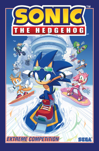 Sonic the Hedgehog, Vol. 18: Extreme Competition book cover by Evan Stanley, Iasmin Omar Ata, Josh Trujillo