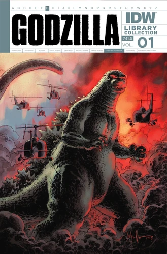 Godzilla Library Collection, Vol. 1 book cover by James Stokoe, John Layman, Chris Mowry