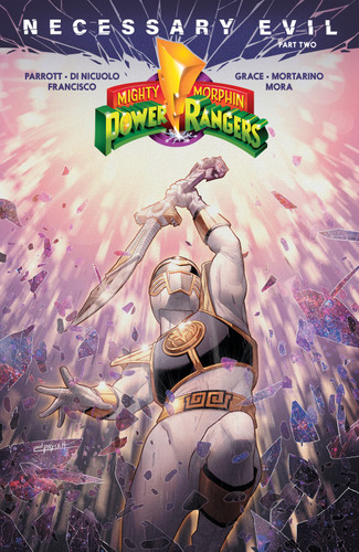 Mighty Morphin Power Rangers: Necessary Evil II (Mighty Morphin Power Rangers) book cover by Ryan Parrott, Sina Grace