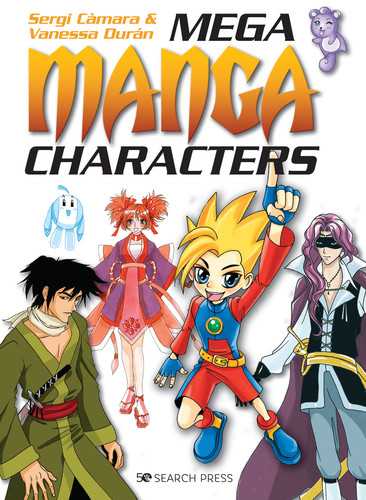 Mega Manga Characters book cover by Sergi Càmara
