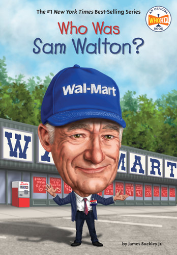 Who Was Sam Walton? (Who Was?) book cover by James Buckley, Jr., Who HQ