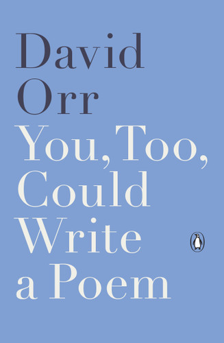 You, Too, Could Write a Poem book cover by David Orr