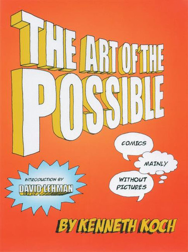 The Art of the Possible!: Comics Mainly Without Pictures book cover by Kenneth Koch