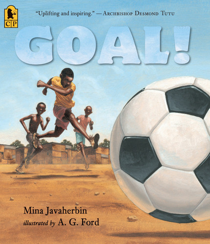 Goal! book cover by Mina Javaherbin