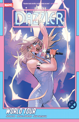 Dazzler: World Tour (DAZZLER) book cover by Jason Loo