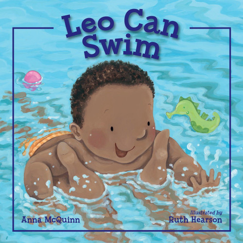 Leo Can Swim (Leo Can!) book cover by Anna McQuinn